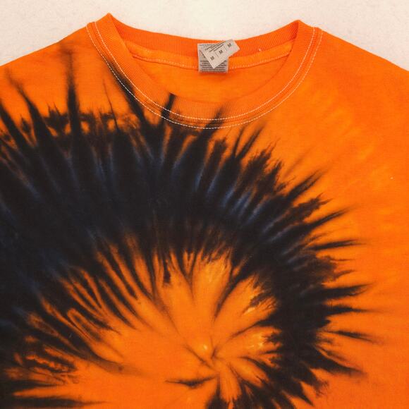 Gildan Casual Crew Neck Short Sleeve T Shirt Mens Size Medium M Tie-dye Multi - Picture 1 of 9